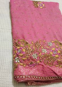 Stone Worked Bridal Saree
