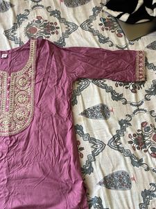 Embroidered Kurti Top