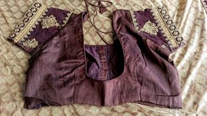 Elegant Embroidered Royal Saree
