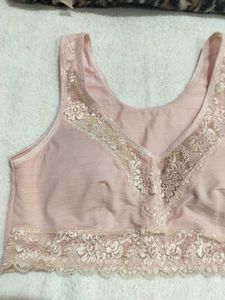 Vintage Lace Trim Bra Top