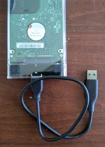 WD 320GB HDD with enclosure and USB (