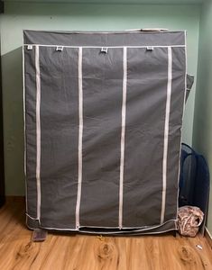 Foldable Almirah Portable | 2 Hanging Space, | 8 Shelves |
