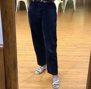 Navy Corduroy Pants