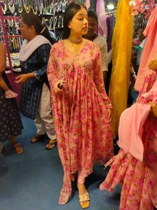 Floral Print Kurta Set