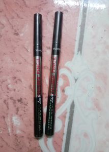 2 Liquid Waterproof Pencil Eyeliner