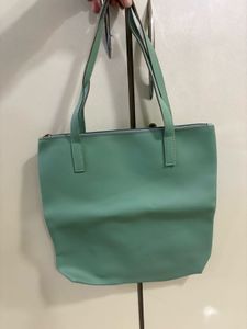 Mint Green Tote Bag