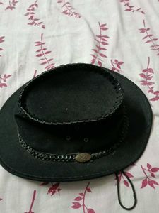 Vintage Black Bush Hat