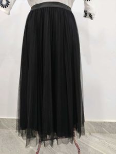 Tulle Pleated Skirt