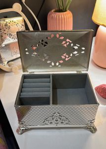Silver Metal Box/jewellery box with sound