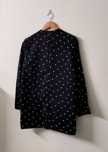 GGOO black and cream polka dots spring/summer jacket