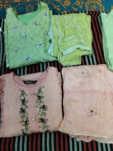 4 Kurti Dupatta Set