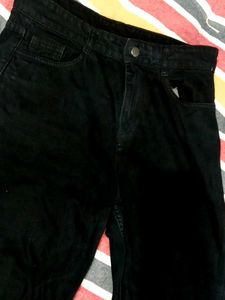 Black Straight Fit Jeans
