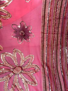 Wine Ride Party Wear Saree