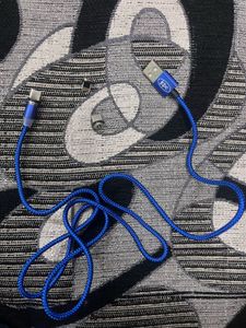 3in1 Magnetic Nylon Braided Data Cable (1m)