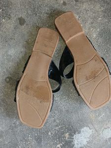 Black FANCY  Slippers