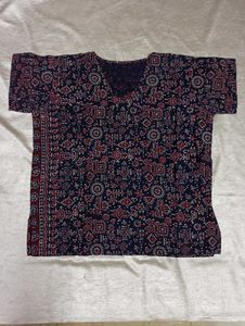 Ethnic Print Kurta Top
