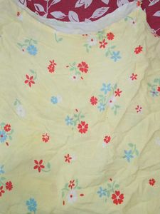 Floral Print Top &amp; Cami Set