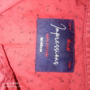 A Cotton Shirt For Casual Use