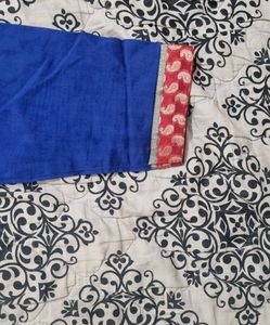 Blue And Red Short Kurti ✨️🪻