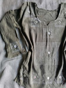 Embroidered Tunic Top