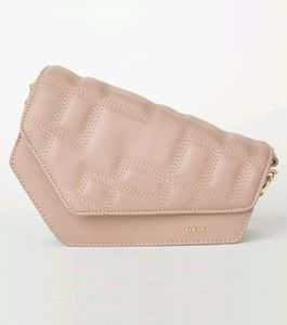 Iykyk Asymmetric Stich Textured Sling Bag