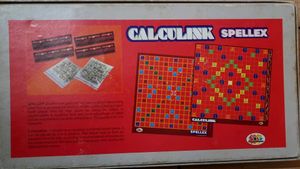 CALCULINK/SPELLEX TWO IN ONE BOARD GAME
