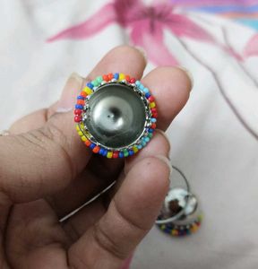 Colorful Jhumka Style Earrings