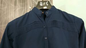 Dark Blue Women Shirt