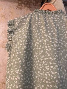 Floral Print Tie Neck Top, Bust-36/38