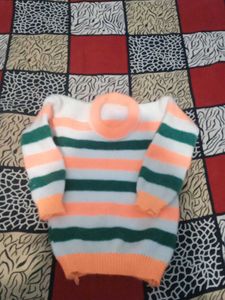 Striped Knit Sweater
