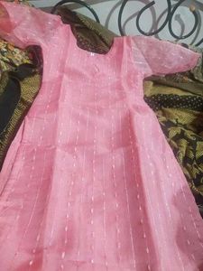 Organza Sequins Kurti