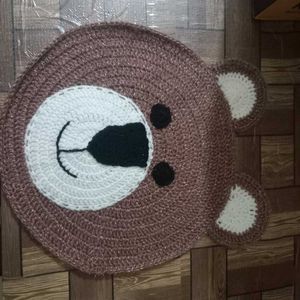 Crocheted Bear Rug