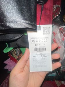 Zara Satin Black Dress