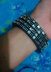 Black Stone  Bangles