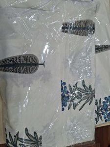 Double Bed Sheet With 2 Pillo Covers
