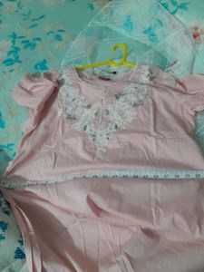 Pink Embroidered Kurta Set nt available below 2000