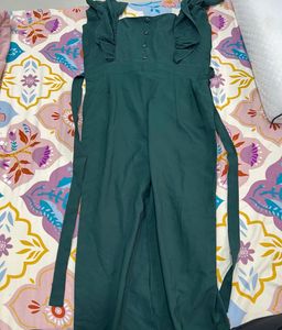 Green Ruffle Sleeve Dress💚