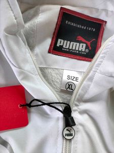 Puma White Jacket - New with Tags