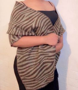 Zebra Print Scarf/ Stole (item 46)