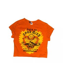 Orange Cropped Top H&amp;M