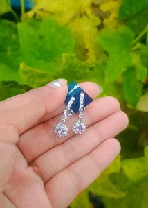 Diamond Shining AD Earrings