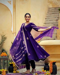 New Gown Designer Dress Purple