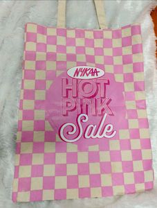 🎁Buy 2 Get 1 Free 🎁Nykaa Hot Pink Sale Bag