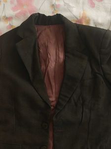 Women Brown Blazer Jacket