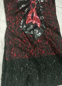 Heavy Net  Sequence Dress