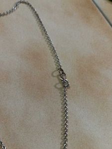 Silver Tone Clock Pendant Neck Piece