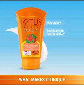 Lotus Herbals Sunscreen SPF 20