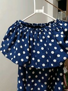 Blue Polka Dot Dress