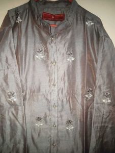 Men&#39;s Grey Kurta
