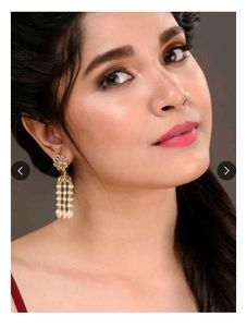 Saraf RS jewellery Elegant Pearl Drop Earrings